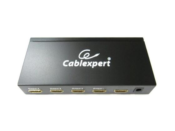 Сплиттер HDMI Cablexpert HD19F/4x19F 1 компьютер - 4 монитора DSP-4PH4-001 KDSP0104 Rohs cjmpliant