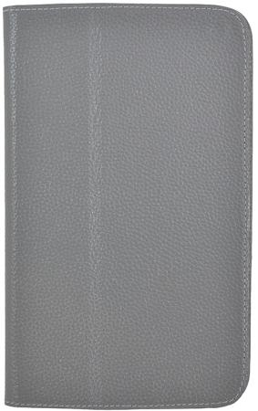 Чехол Jet.A SC8-26 для Samsung Galaxy Tab 3 8" натуральная кожа серый