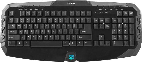 Клавиатура проводная Zalman ZM-K300M USB черный