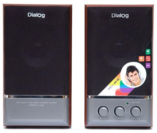 Колонки Dialog Disco AD-05 2x10 Вт вишневый
