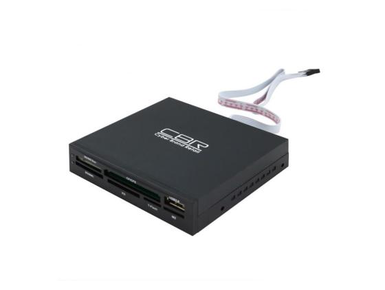 

Картридер внутренний CBR CR-601 CFII/CFI/SDHC/SD/microSDHC/MMC/MMC/MS Pro Duo/MS Duo/MS Pro/MS/SM/xD/USB