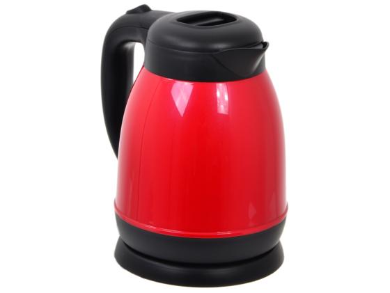 Чайник Kromax Endever KR-210S 1200 Вт 1.2 л металл чёрный красный