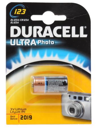 Батарейка Duracell Ultra Lilhium CR123A 1 шт