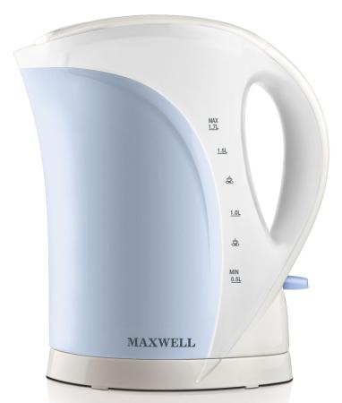 Чайник Maxwell MW-1021-01-B 2200 Вт 1.7 л пластик голубой