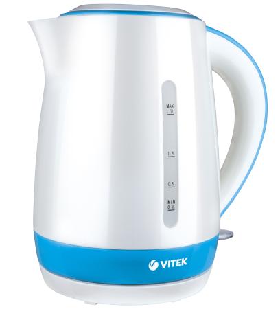 Чайник Vitek VT-1128-02 2200 Вт белый 1.7 л пластик