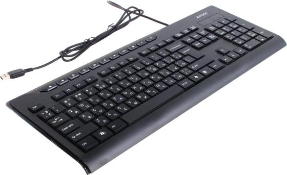 Клавиатура проводная A4TECH KD-800 Slim USB черный