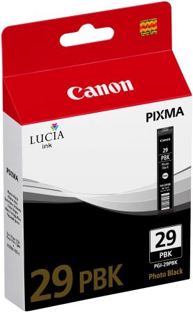 Картридж Canon PGI-29PBK для PRO-1 фотокартридж черный 111 страниц