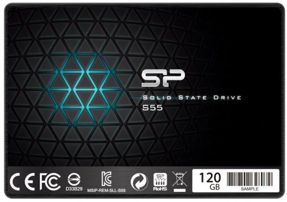 Твердотельный накопитель SSD 2.5" 120 Gb Silicon Power SP120GBSS3S55S25 Read 550Mb/s Write 420Mb/s TLC