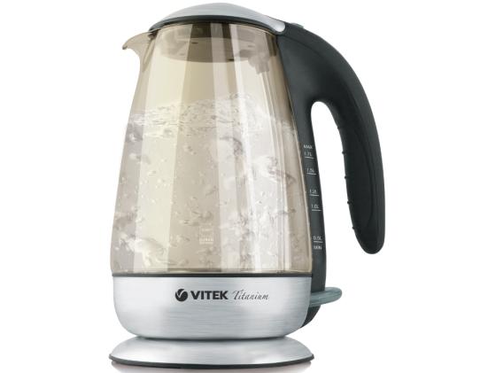 Чайник Vitek VT-1111-02 2200Вт 1.7л серый