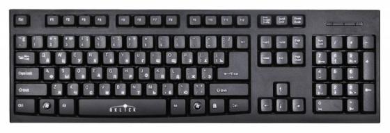 Клавиатура проводная Oklick 160M USB черный
