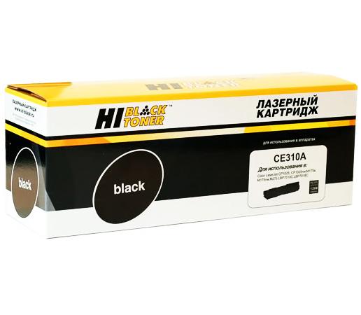Картридж Hi-Black для HP CE310A CLJ CP1025/1025nw/ProM175 черный с чипом 1200стр картридж hi black hb cb541a