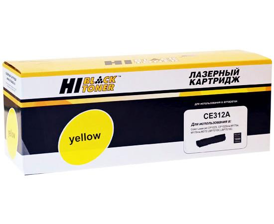 Картридж Hi-Black для HP CE312A/№126A CLJ CP1025/1025nw/Pro M175 желтый 1000стр картридж hi black hb cb541a