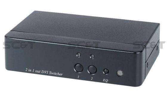 Коммутатор SC&T DS02 для DVI- сигнала 2 входа / 1 выход