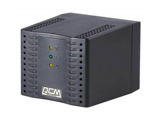 Стабилизатор напряжения Powercom TCA-2000 4 розетки 1 м черный