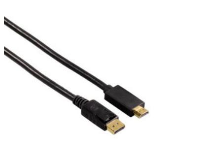 Кабель DisplayPort - HDMI 1.8м Hama H-54594 черный