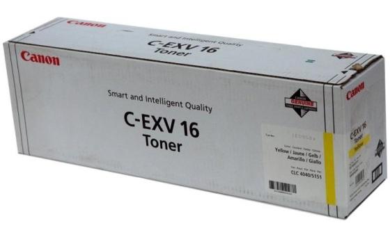 Тонер Canon C-EXV16Y для CLC4040/CLC5151 желтый 36000 страниц