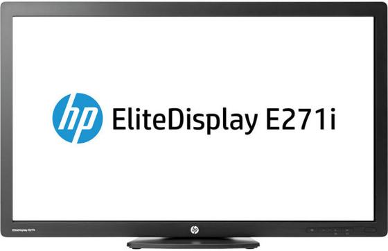 Монитор 27" HP EliteDisplay E271i черный IPS 1920x1080 250 cd/m^2 7 ms DisplayPort DVI VGA USB D7Z72AA
