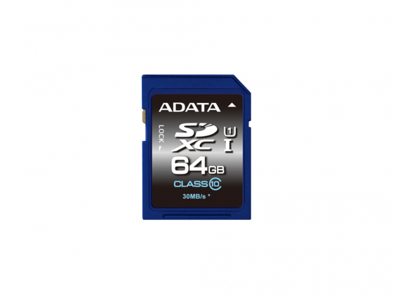 Карта памяти SDXC 64Gb Class 10 A-Data ASDX64GUICL10-R