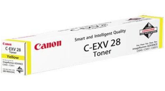 Фото - Тонер Canon C-EXV28 для C5045/C5051 желтый 44000 страниц фотобарабан canon c exv28 2776b003aa для ir c5045 5051 черный 85000стр