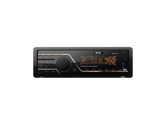 Автомагнитола Mystery MAR-707U USB MP3 SD MMC без CD-привода 1DIN 4x50Вт пульт ДУ черный