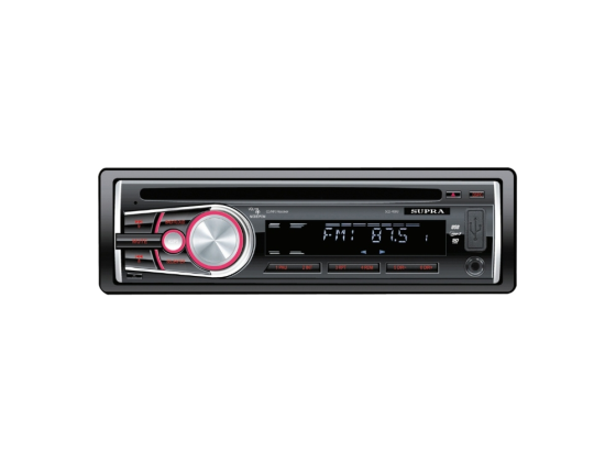 Автомагнитола Supra SCD-401U USB CD MP3 SD MMC 1DIN 4x50Вт черный