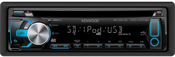 Автомагнитола Kenwood KDC-4757SD USB MP3 CD FM RDS SD MMC SDHC 1DIN 4x30Вт черный