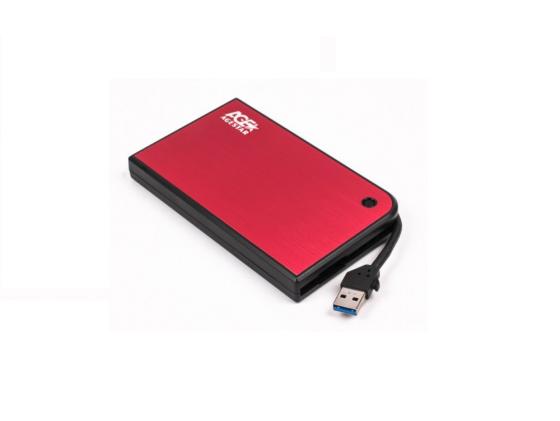 Внешний контейнер для HDD 2.5" SATA AgeStar 3UB2A14 USB3.0 красный