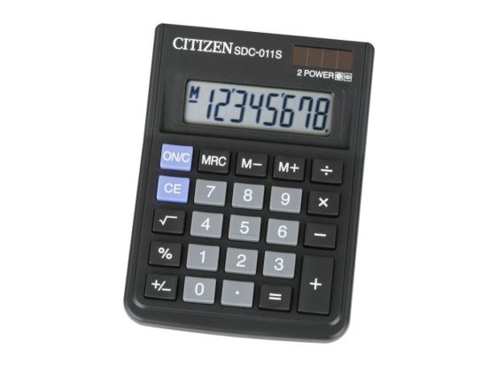 Калькулятор Citizen SDC-011S  8-разрядный