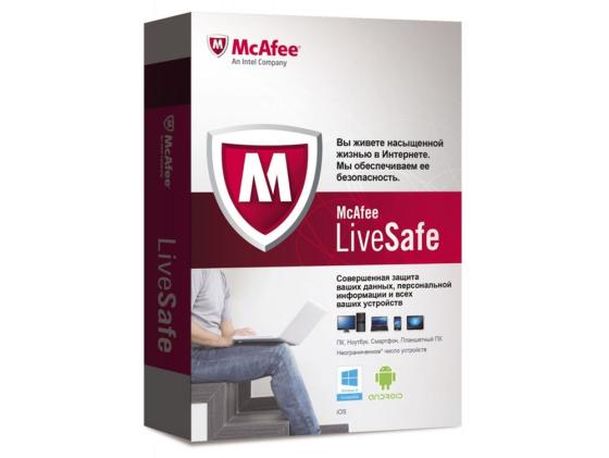 Антивирус McAfee LiveSafe BOX BOXMLS139001RAA