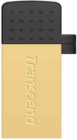 Флешка USB 16Gb Transcend On-the-Go TS16GJF380G золотистый