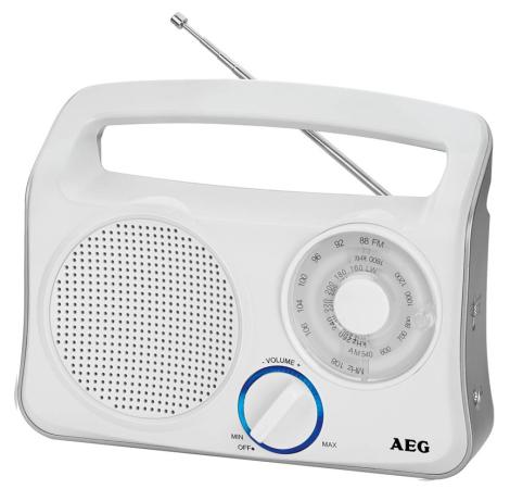 Радиоприемник AEG TR 4131 бело-серебристый