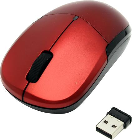 Мышь беспроводная Oklick 575SW+ красный USB 857022