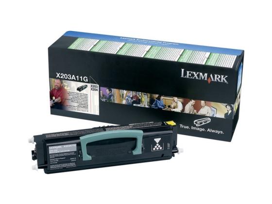 Картридж Lexmark X203A11G для X203n/204n черный
