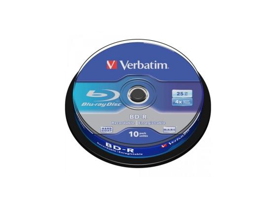 

Диски BluRay Verbatim BD-R 50Gb 6x CakeBox 10шт 43746