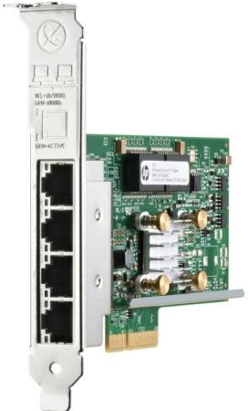 Плата коммуникационная HP Ethernet 1Gb 4-port 331T Adapte 647594-B21