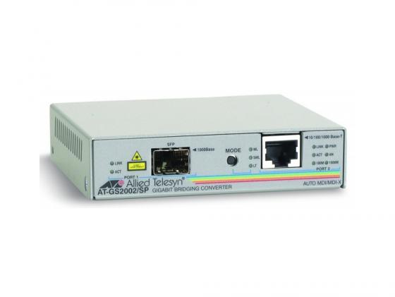 Медиаконвертер Allied Telesis AT-GS2002/SP-60 10/100/1000T to SFP Dual port