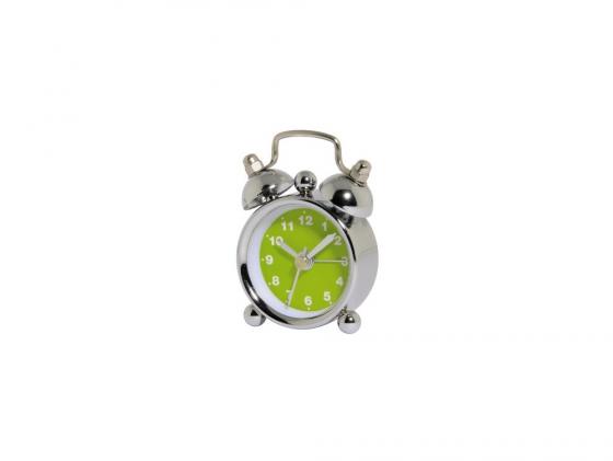 Часы Hama Nostalgia mini H-113924 кварцевый аналоговый серебристый/зеленый