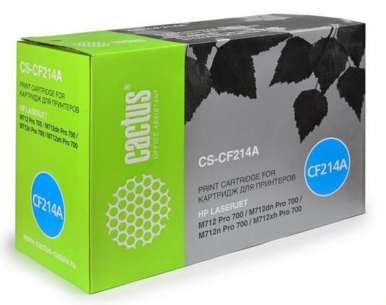 Тонер-картридж Cactus CS-CF214A для HP LaserJet 700 MFP M712 черный 10000стр
