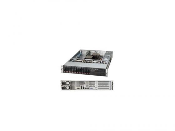 Серверная платформа SuperMicro SYS-2027R-WRF 2U 2xLGA2011 C602 16xDDR3 16x2.5" SAS SATA 3xGigabit Ethernet 740 Вт