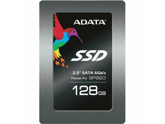 Твердотельный накопитель SSD 2.5" 128 Gb A-Data SP920 ASP920SS3-128GM-C Read 560Mb/s Write 180Mb/s MLC