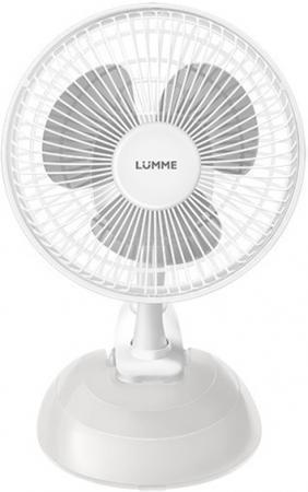 Вентилятор настольный Lumme LU-109 20 Вт белый/серый