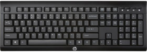 Клавиатура беспроводная HP E5E78AA USB черный