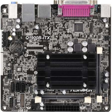 Материнская плата ASRock Q1900B-ITX с процессором Intel J1900 2xDDR3 1xPCI-E 1x 2xSATA II mini-ITX Retail