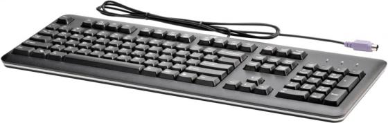 Клавиатура проводная HP QY774AA PS/2 черный
