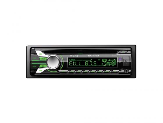 Автомагнитола Supra SCD-45USC USB CD MP3 SD MMC 1DIN 4x50Вт черный