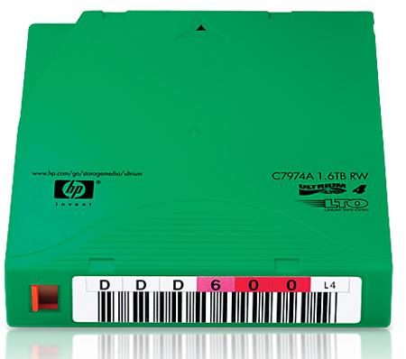 Набор картриджей HP LTO4 Ultrium Non Cust Label 20 Tapes C7974AN
