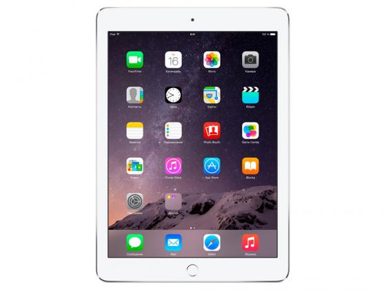 Планшет Apple iPad Air 2 64Gb Cellular 9.7" 2048x1536 A8X GPS IOS Silver серебристый MGHY2RU/A