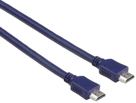 Кабель HDMI 2.5м Hama синий H-20163