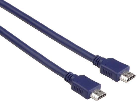 Кабель HDMI 1.5м Hama синий H-20162