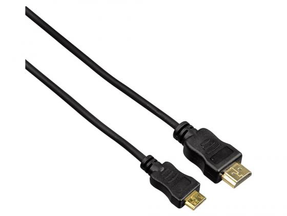 Кабель HDMI-mini HDMI 1.8м Hama H-78413 позолоченные контакты черный